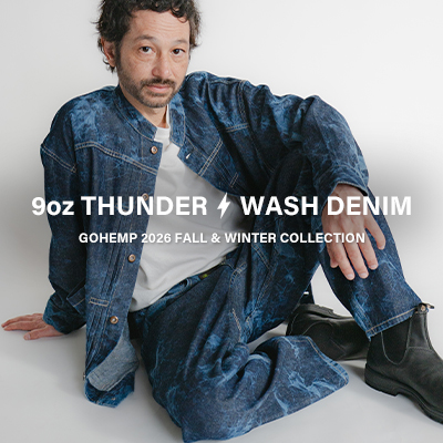 9oz THUNDER WASH DENIM