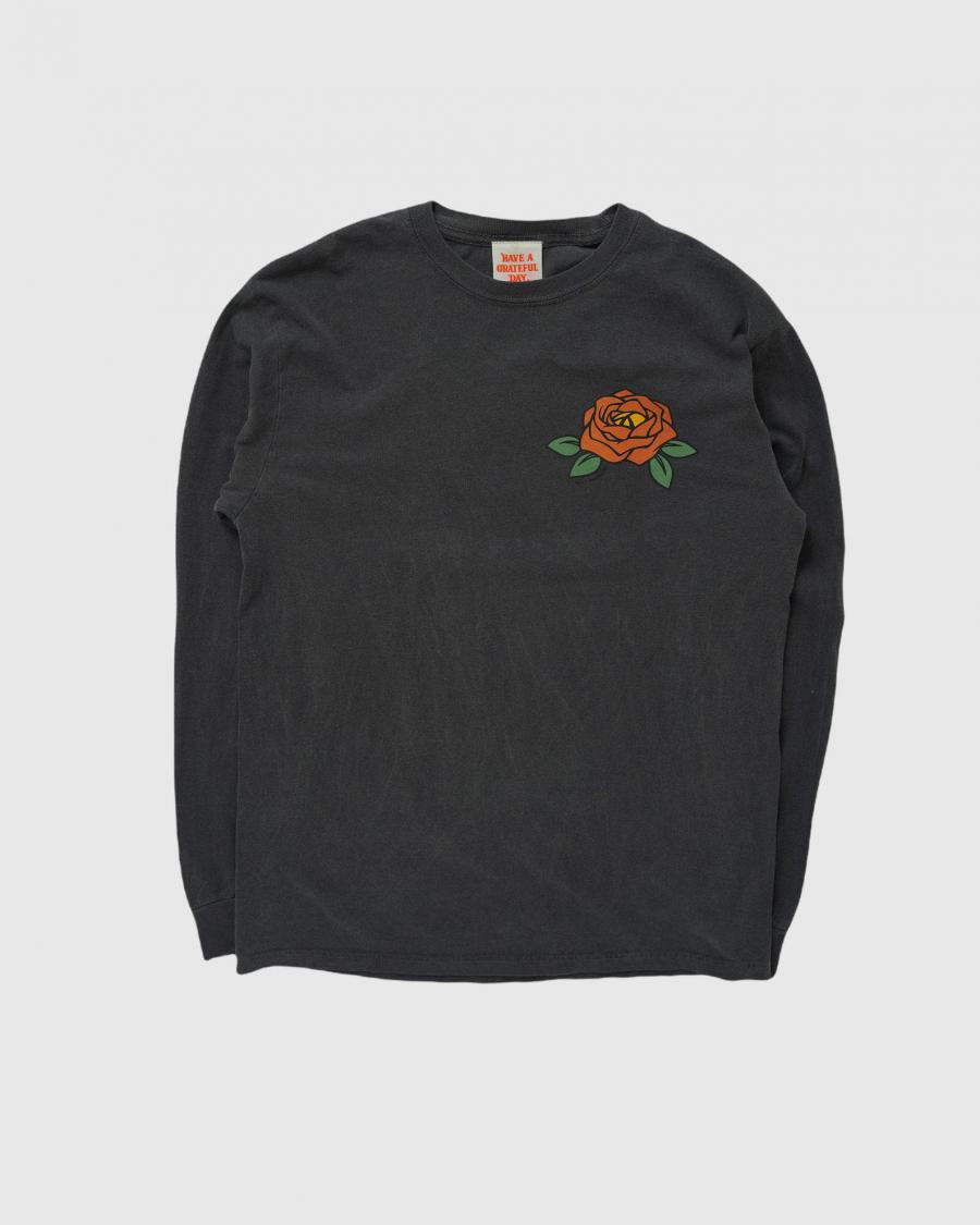 L/S T-SHIRT -PEACE ROSE