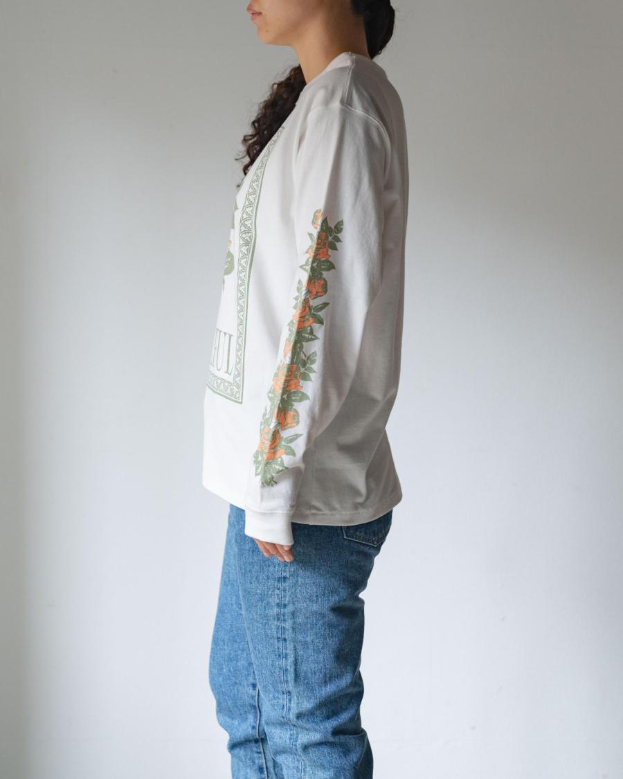 L/S T-SHIRT -TWO ROSES