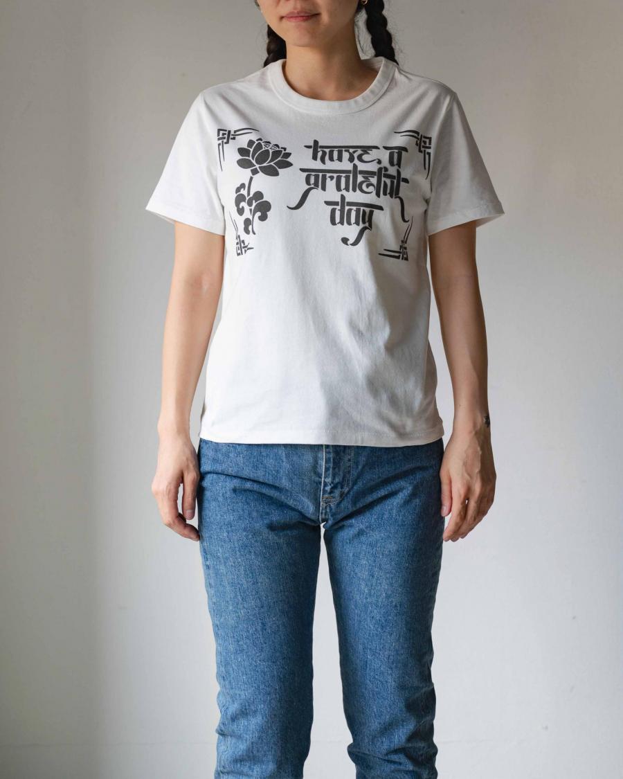 STENCIL T-SHIRT -NEUTRAL