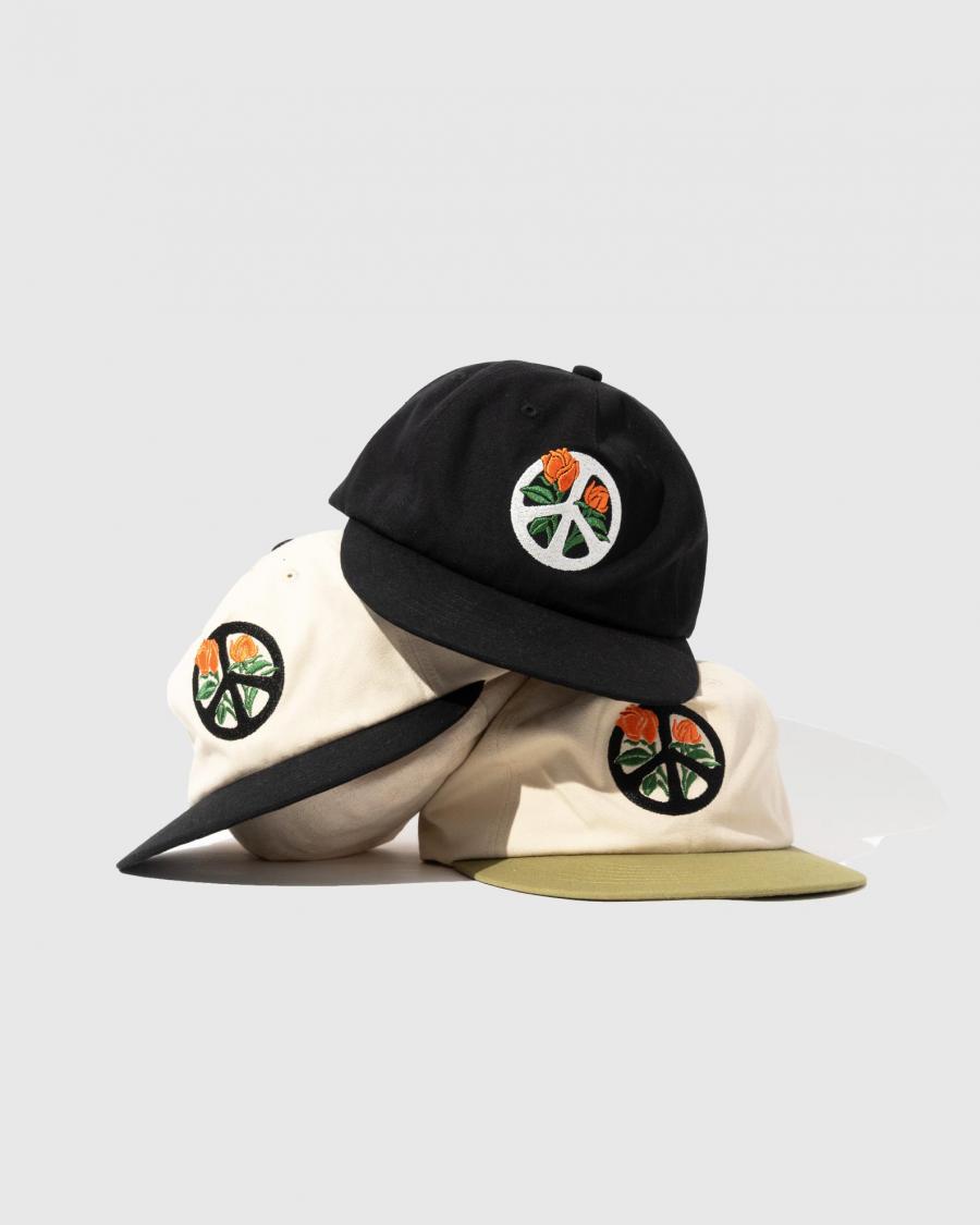 5 PANEL CAP -BLOOMING PEACE