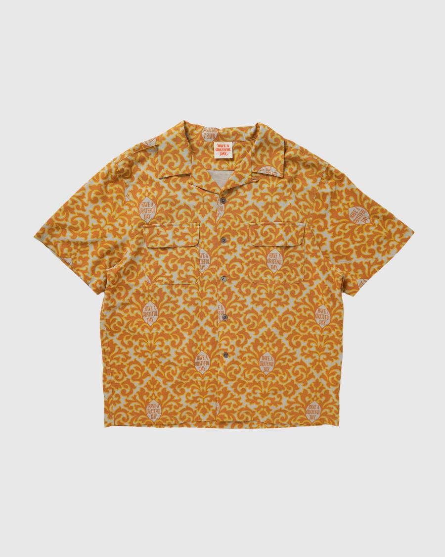 OPEN COLLAR S/S SHIRT
