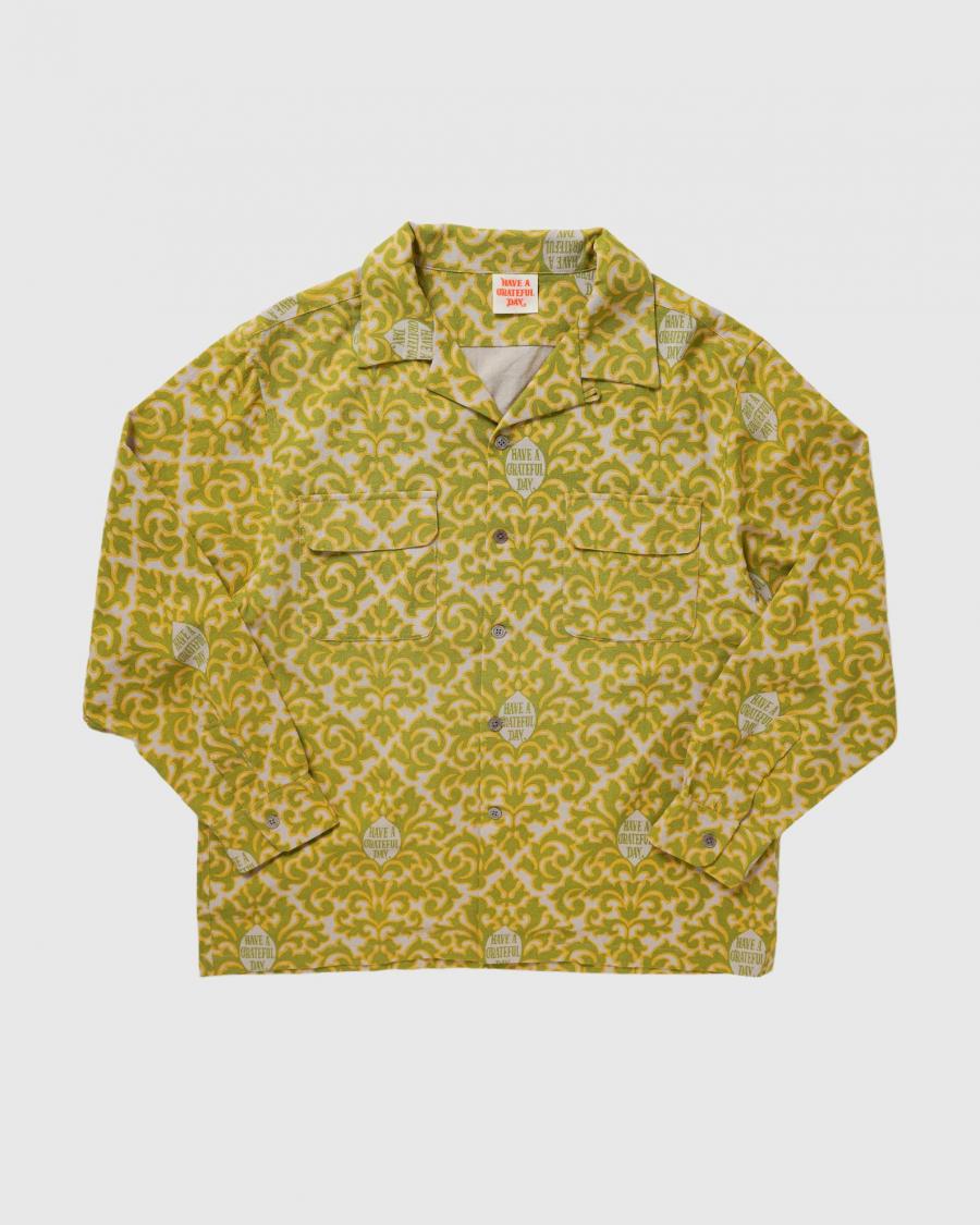 OPEN COLLAR L/S SHIRT