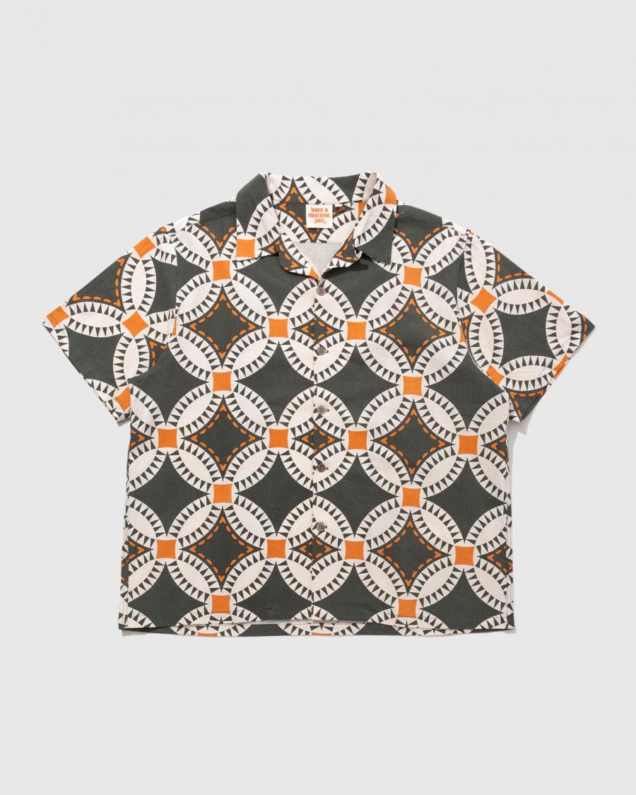 OPEN COLLAR S/S SHIRT