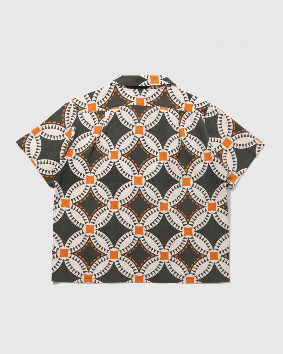 OPEN COLLAR S/S SHIRT