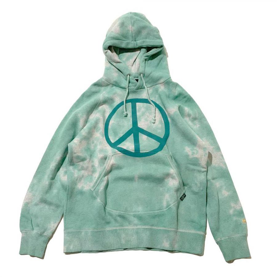 “MELT INTO PEACE”PULL PARKA/GOHEMP×DEAD DYE