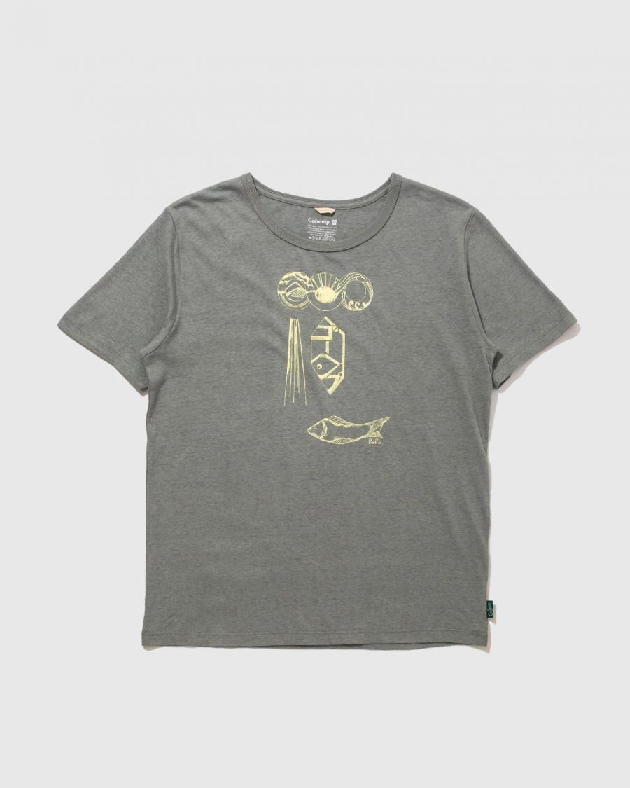 Chaos◆半袖カットソー/FREE/シルク/YLW/CH006027ER// GREEN MESSAGE WIDE FITS TEE | Tshirts/CUTSEW | JUZU store