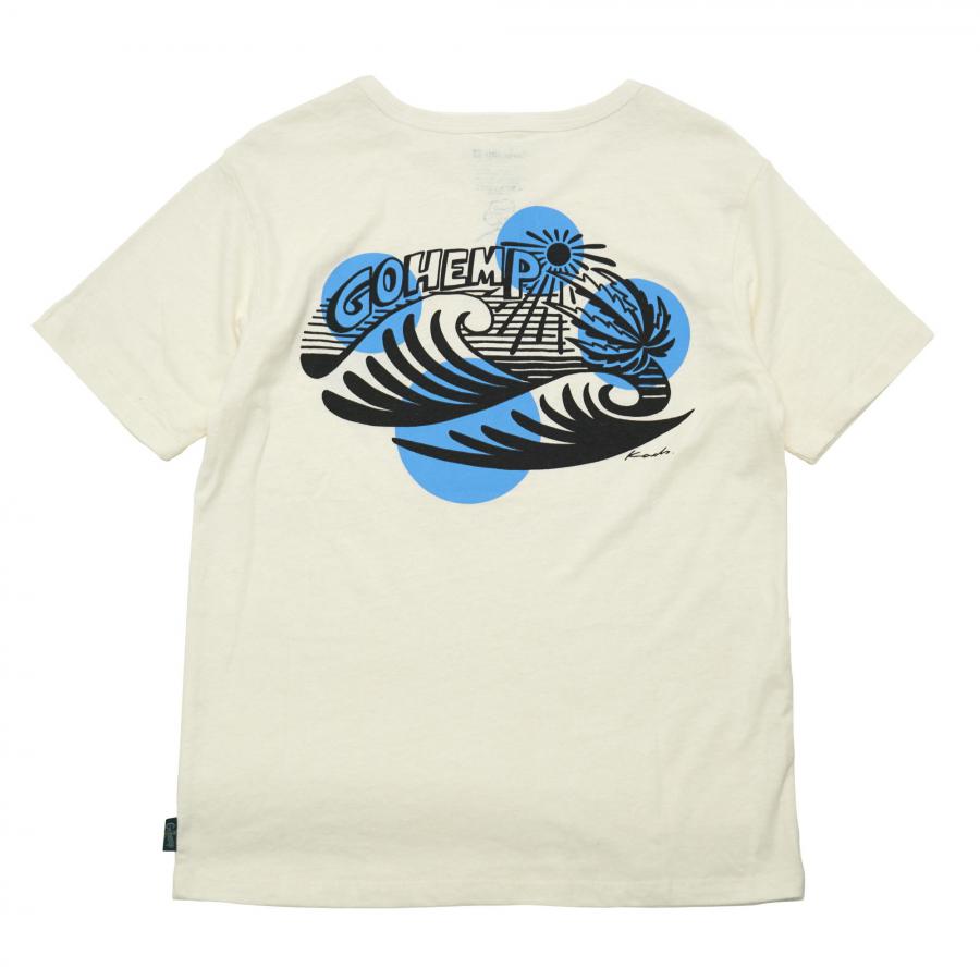 GO LIVING”BASIC S/SL TEE/Kads MIIDA × GOHEMP | Tshirts/CUTSEW
