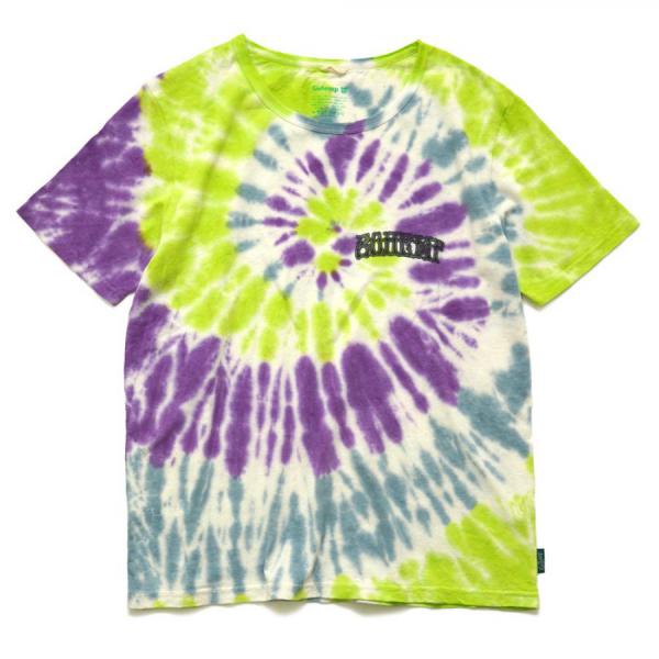 BASIC S/SL TEE /GOHEMP TIE DYE PRINT