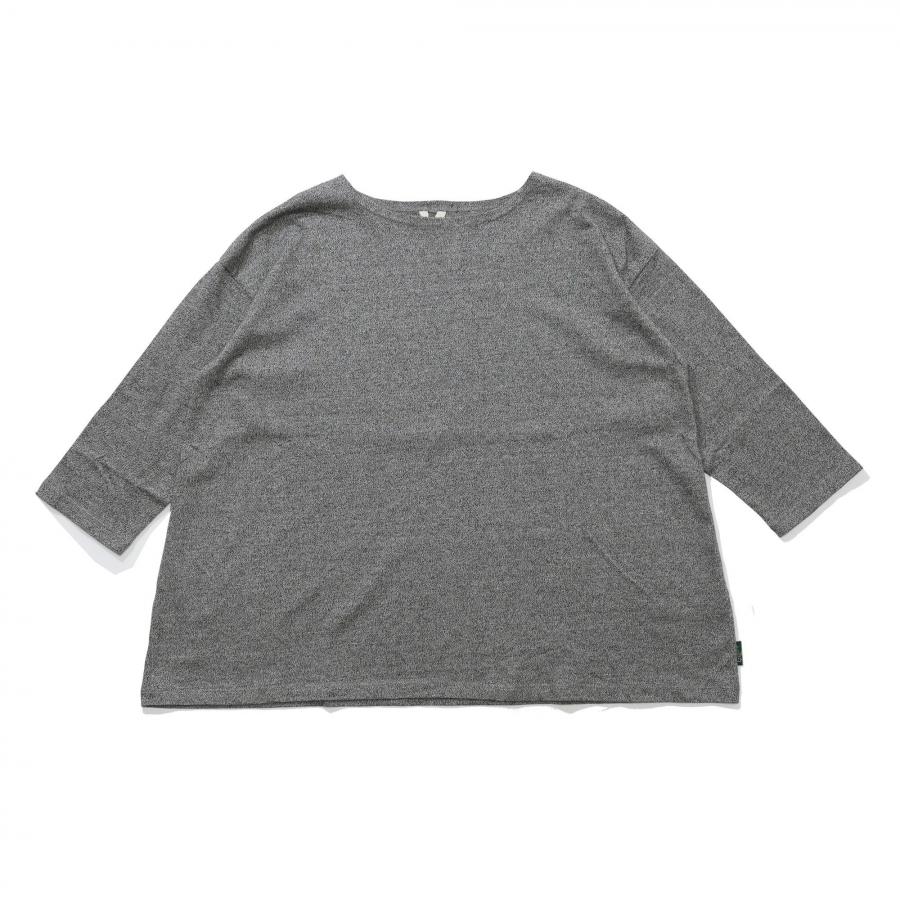 SUNNY WIDE TEE/H/C JERSEY(BLACK HEATHER)