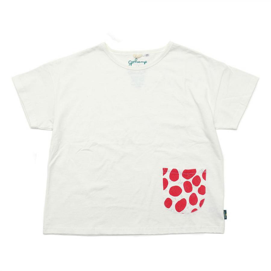 GOHEMP×Chocolat/DOT HIRAGANA WIDE PK TEE