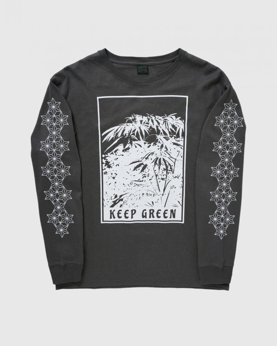 KEEP GREEN LONG SLEEVE TEE