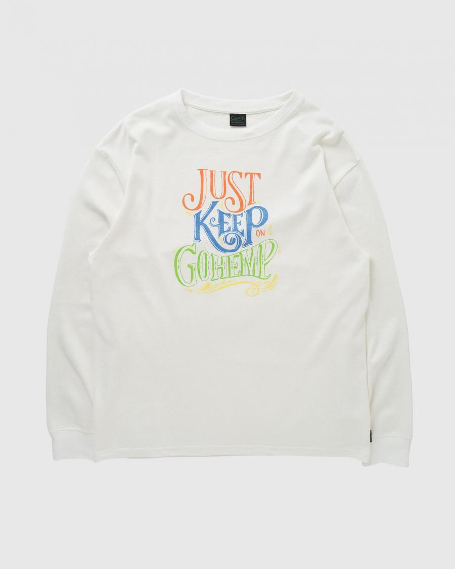 JUST KEEP ON GOHEMPL/SL TEE
