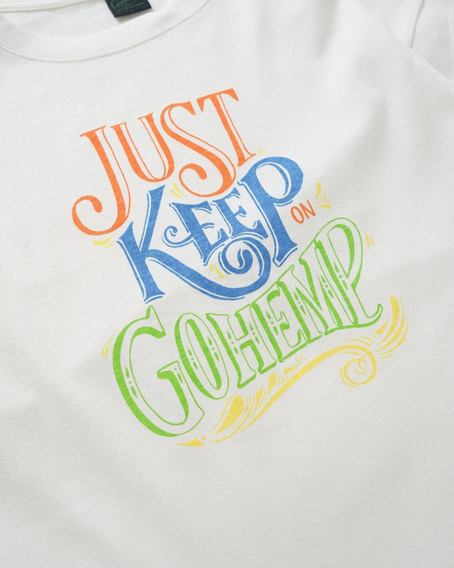 JUST KEEP ON GOHEMPL/SL TEE