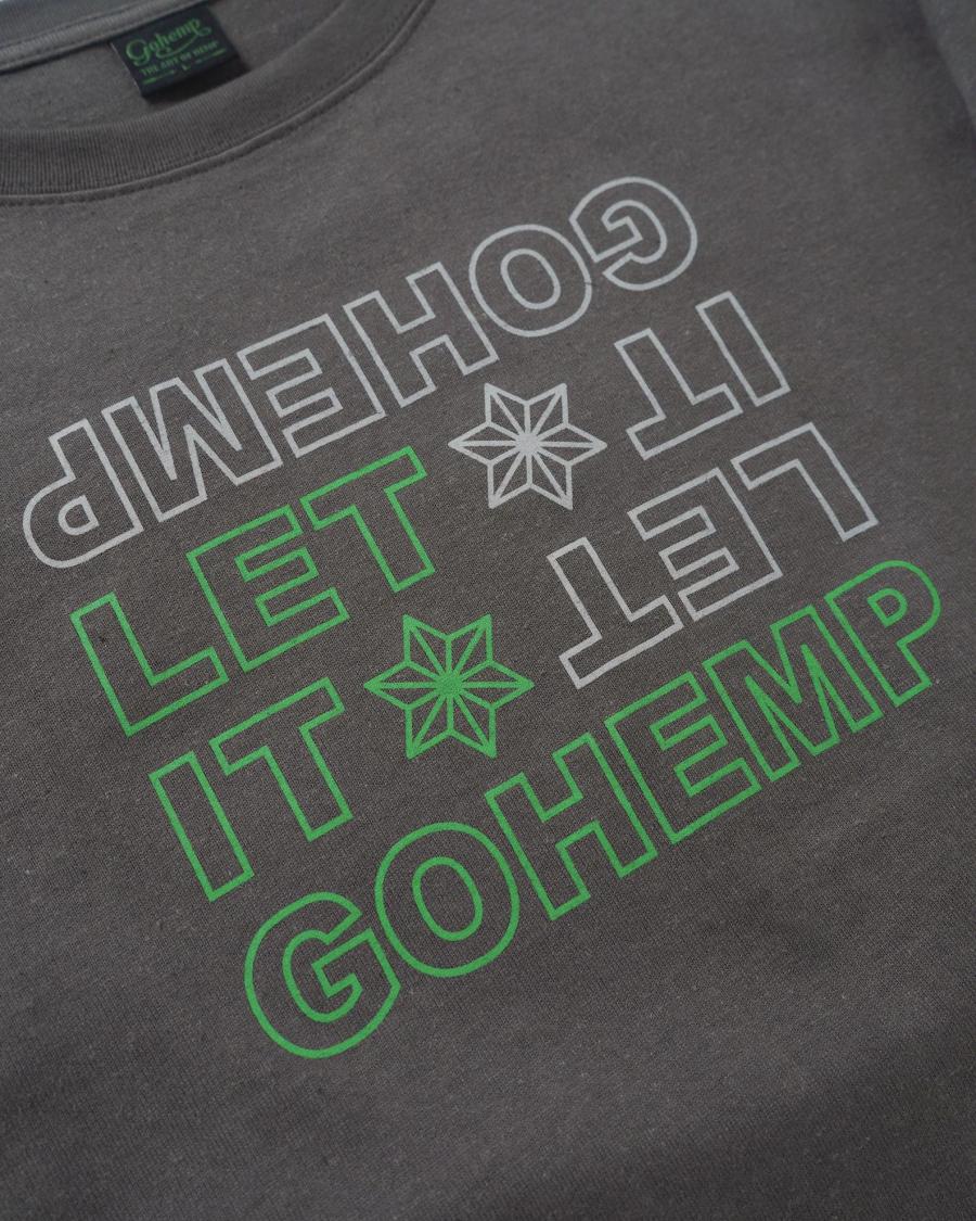 LET IT GOHEMP L/SL TEE