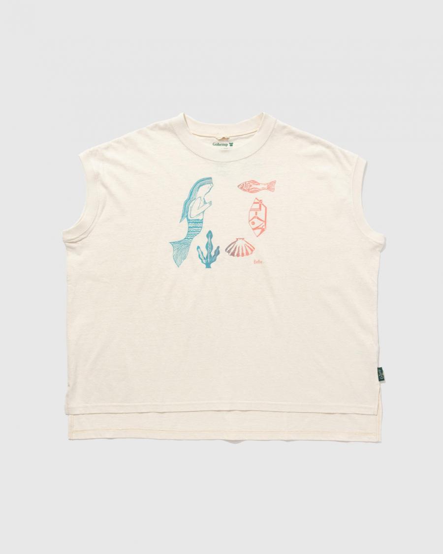 HONEY SLEEVE-LES TEE