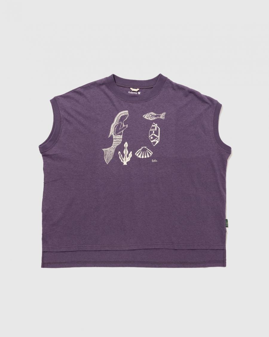 HONEY SLEEVE-LES TEE