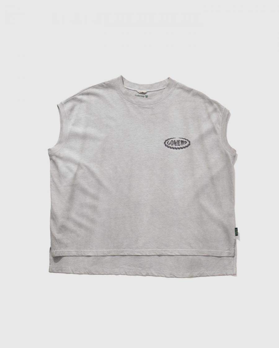 JAPAN TRADITIONAL HEMP HONEY SLEEVE-LES TEE