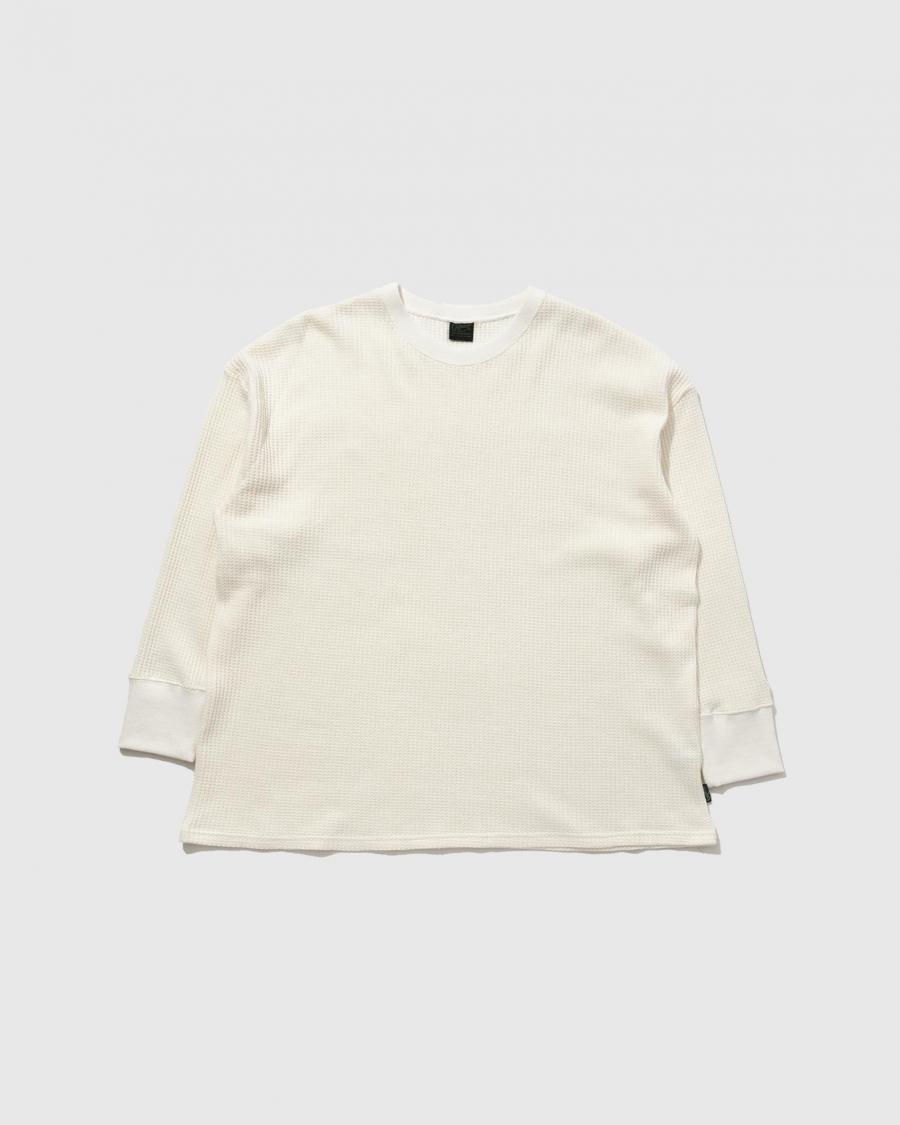 HEMP WAFFFLE WIDE CREW