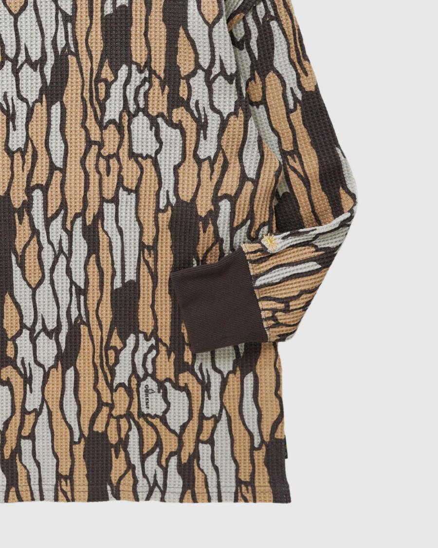 HEMP WAFFFLE WIDE CREW