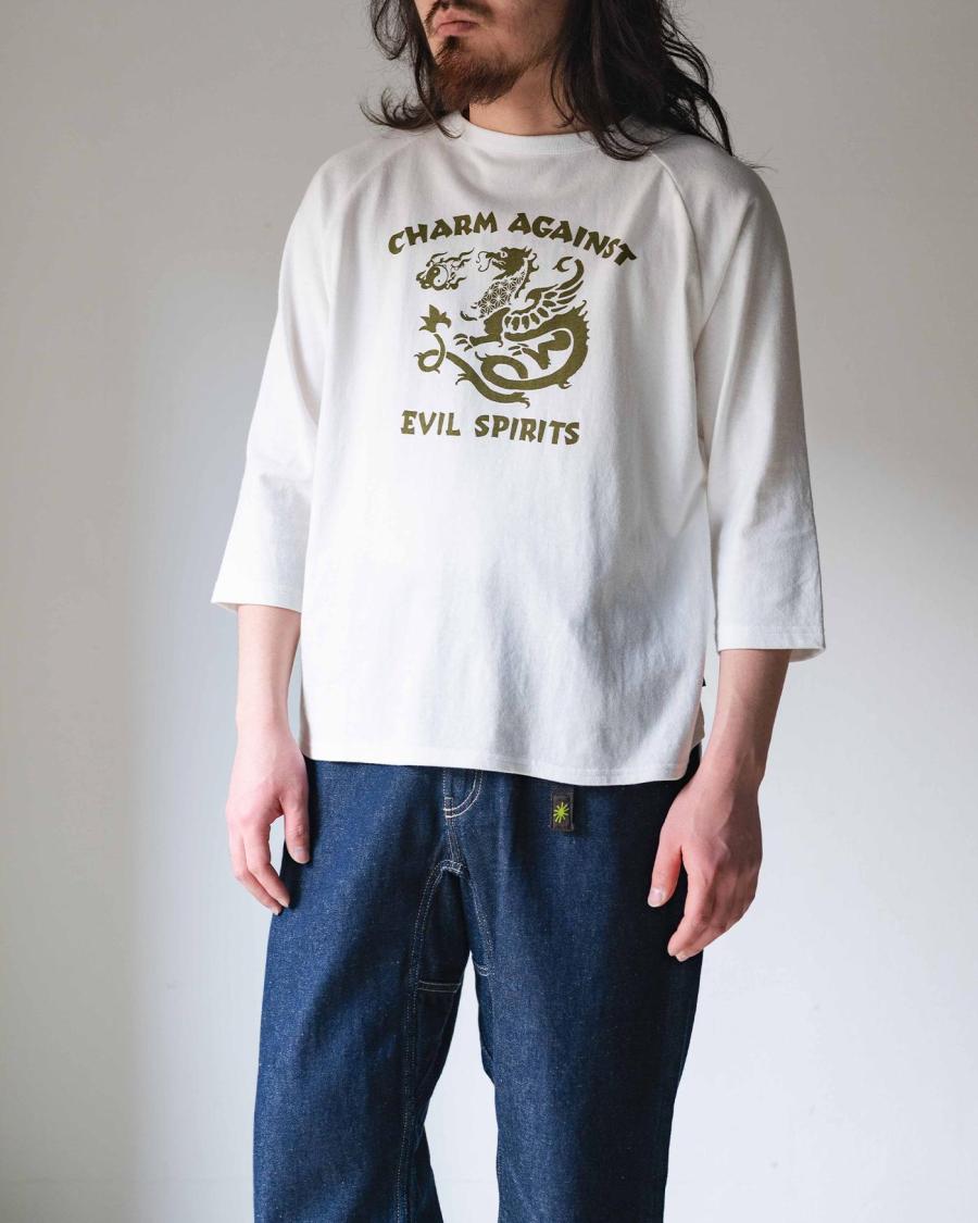 EVIL SPIRITS WIDE BASEBALL TEE