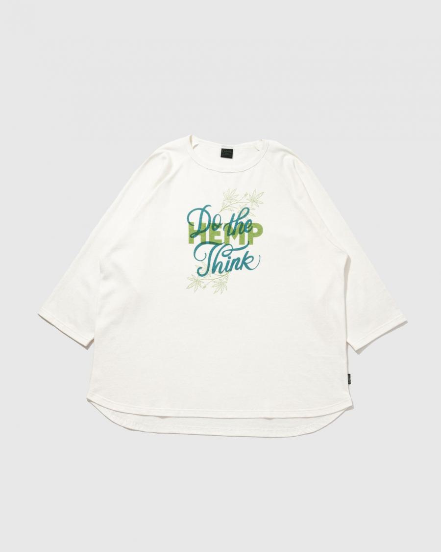THINK HEMP WIDE BASEBALL TEE