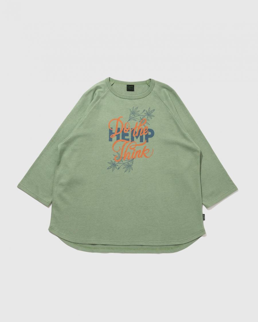 THINK HEMP WIDE BASEBALL TEE