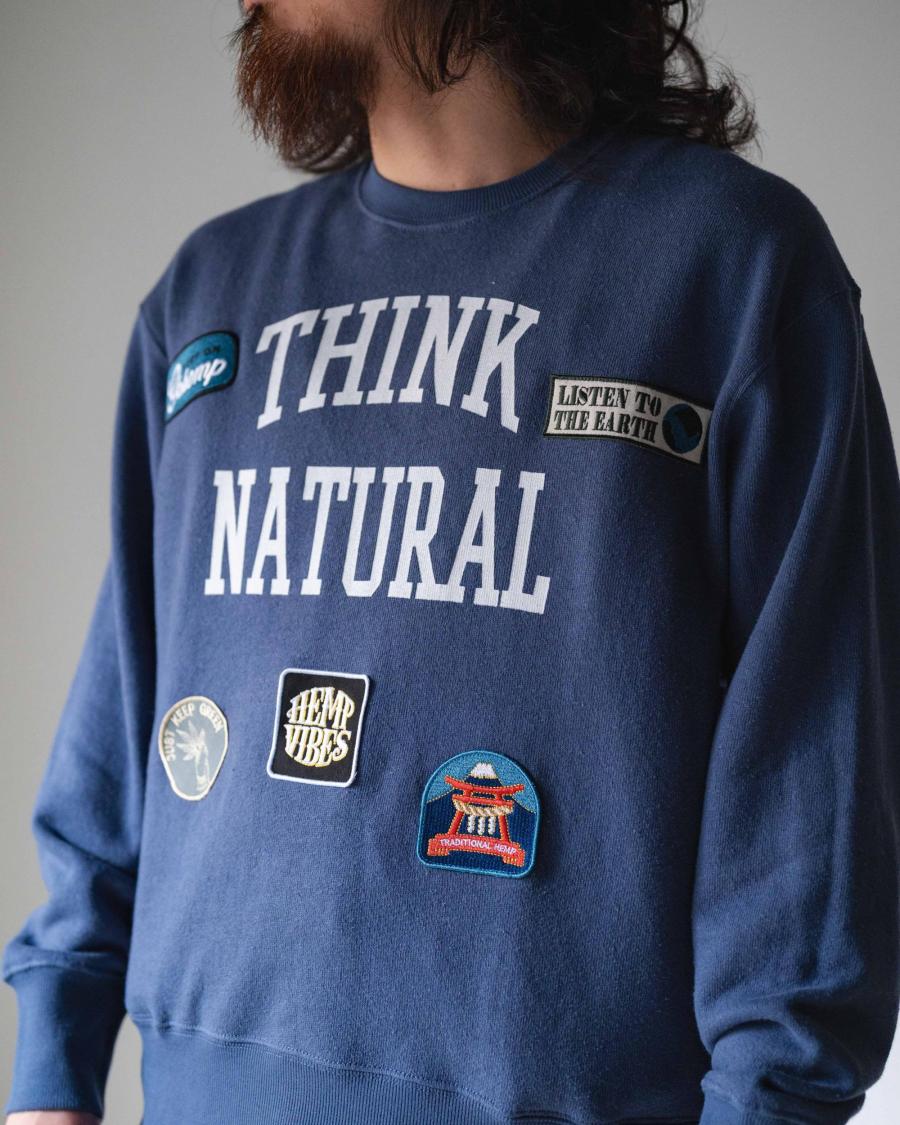 THINK NATURAL CREW SWEAT