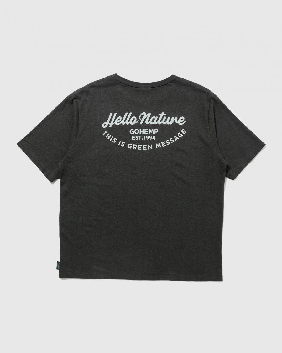 GREEN MESSAGE WIDE FITS TEE