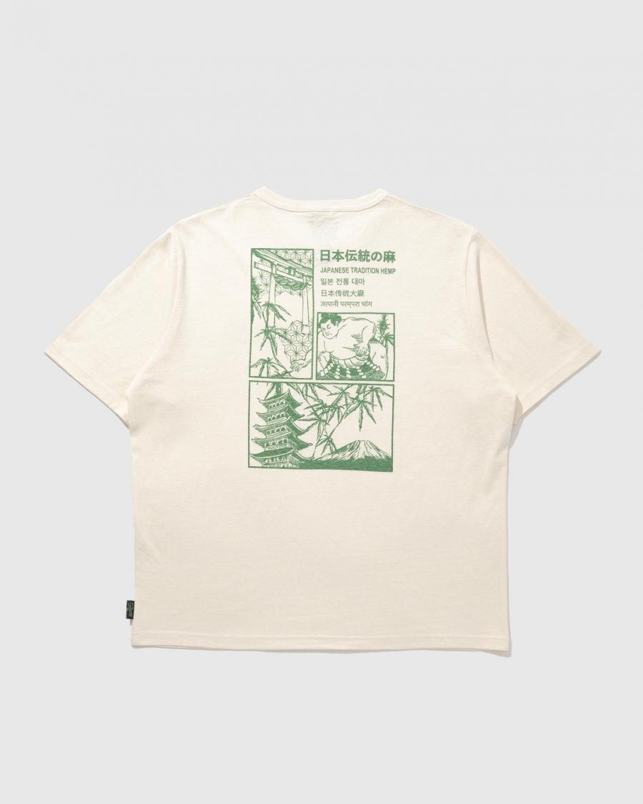 日本伝統大麻 WIDE FITS TEE