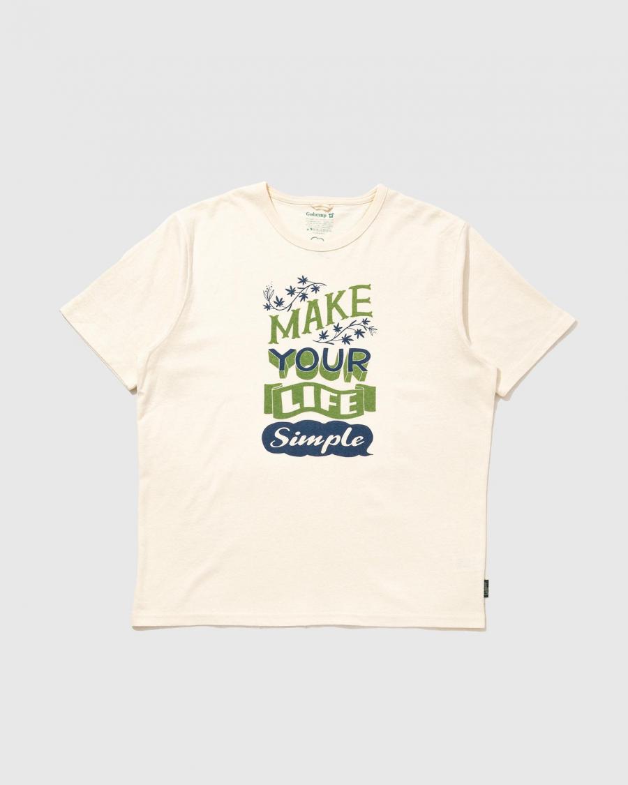 MAKE LIFE SIMPLE WIDE FITS TEE