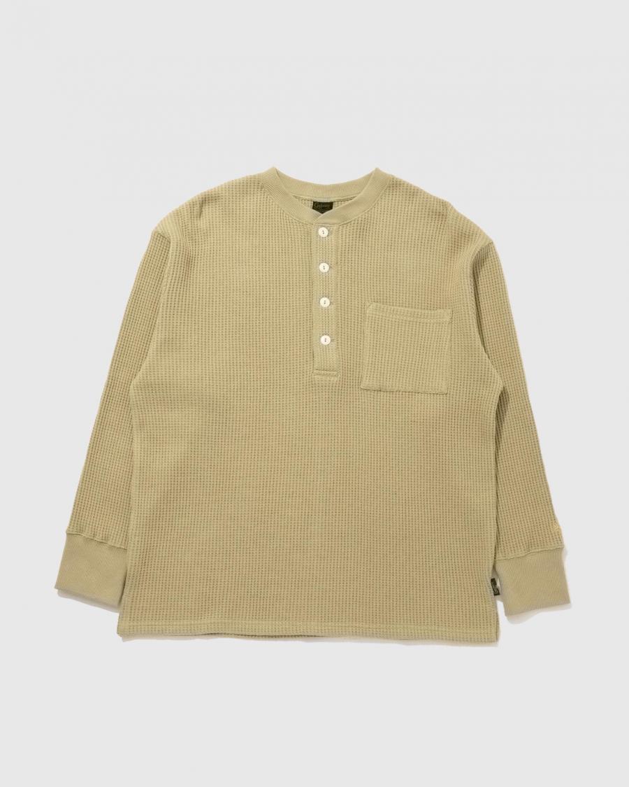 HENLEY 4BTN WAFFLE