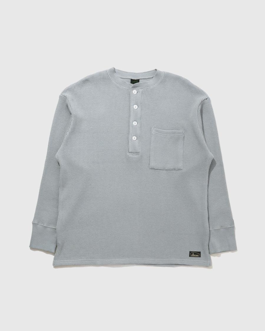 HENLEY 4BTN WAFFLE