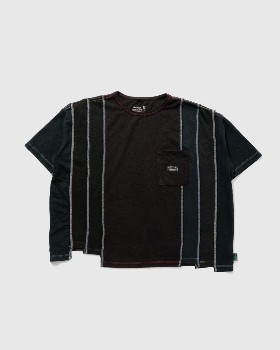 T-SHIRTS - BLACK DYED REUSE