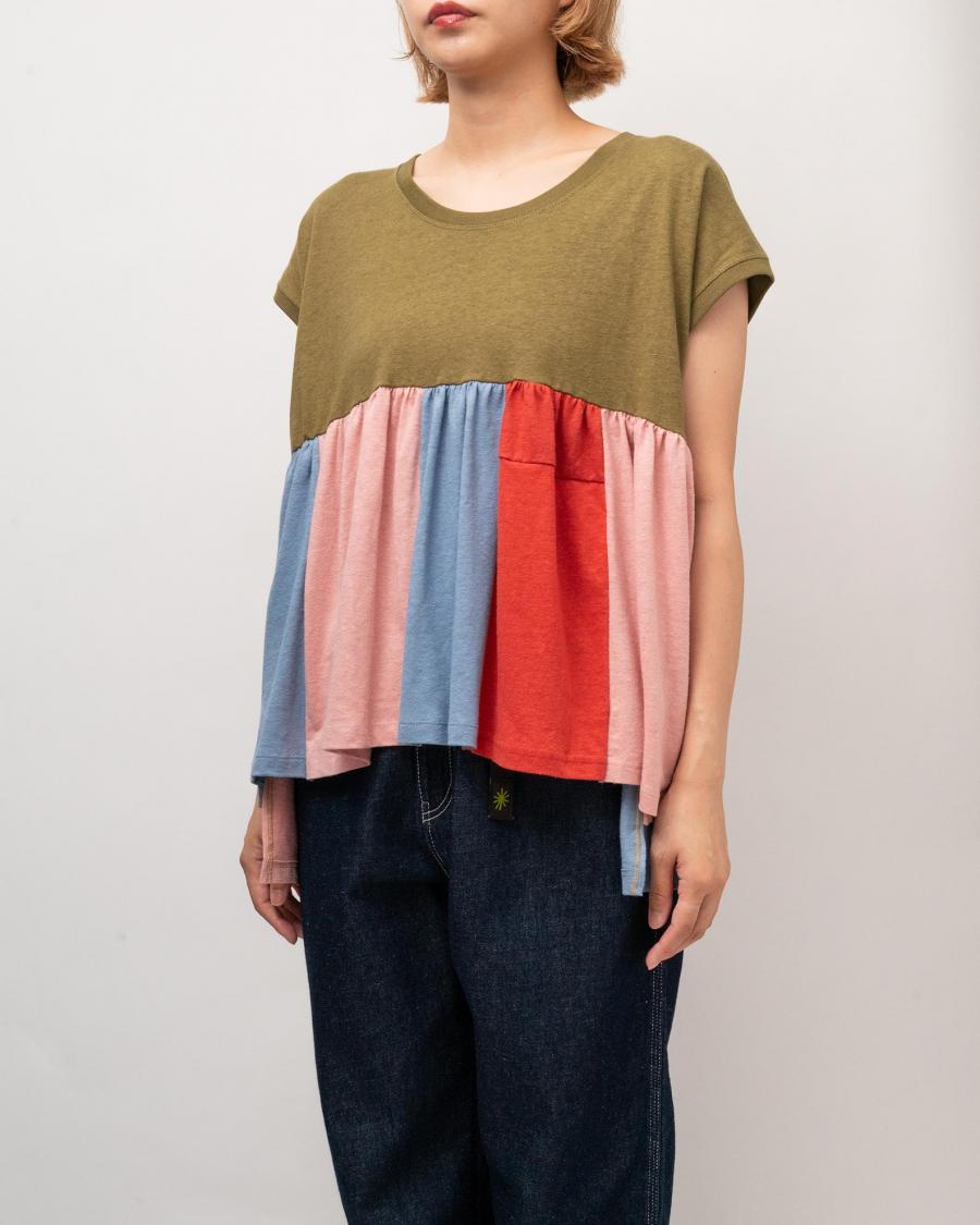 SUNNY ROUND TEE - SOLID REUSE