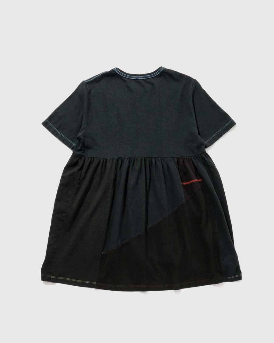 SHORT SLEEVE TEE - BLACK DYED REUSE
