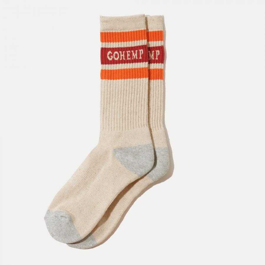 3LINE PILE CREW SOCKS