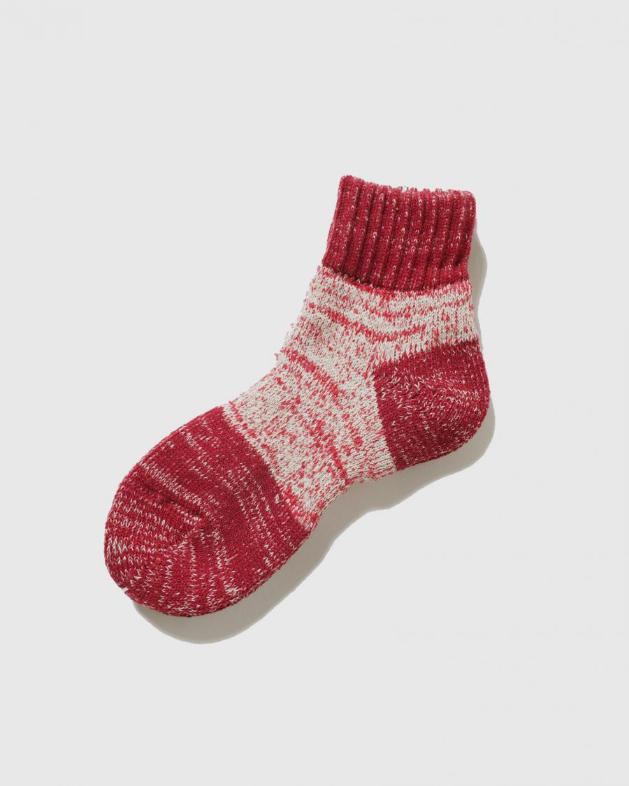 2TONE PILE QUATER SOCKS
