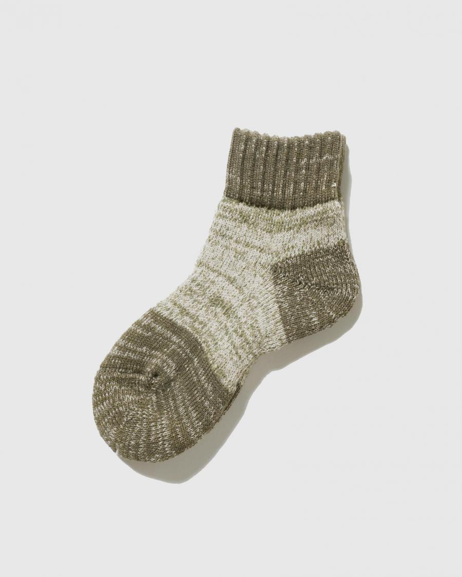 2TONE PILE QUATER SOCKS