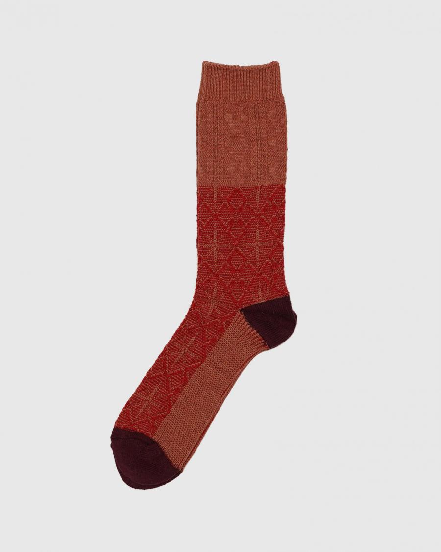CABLE JACQUARD SOCKS