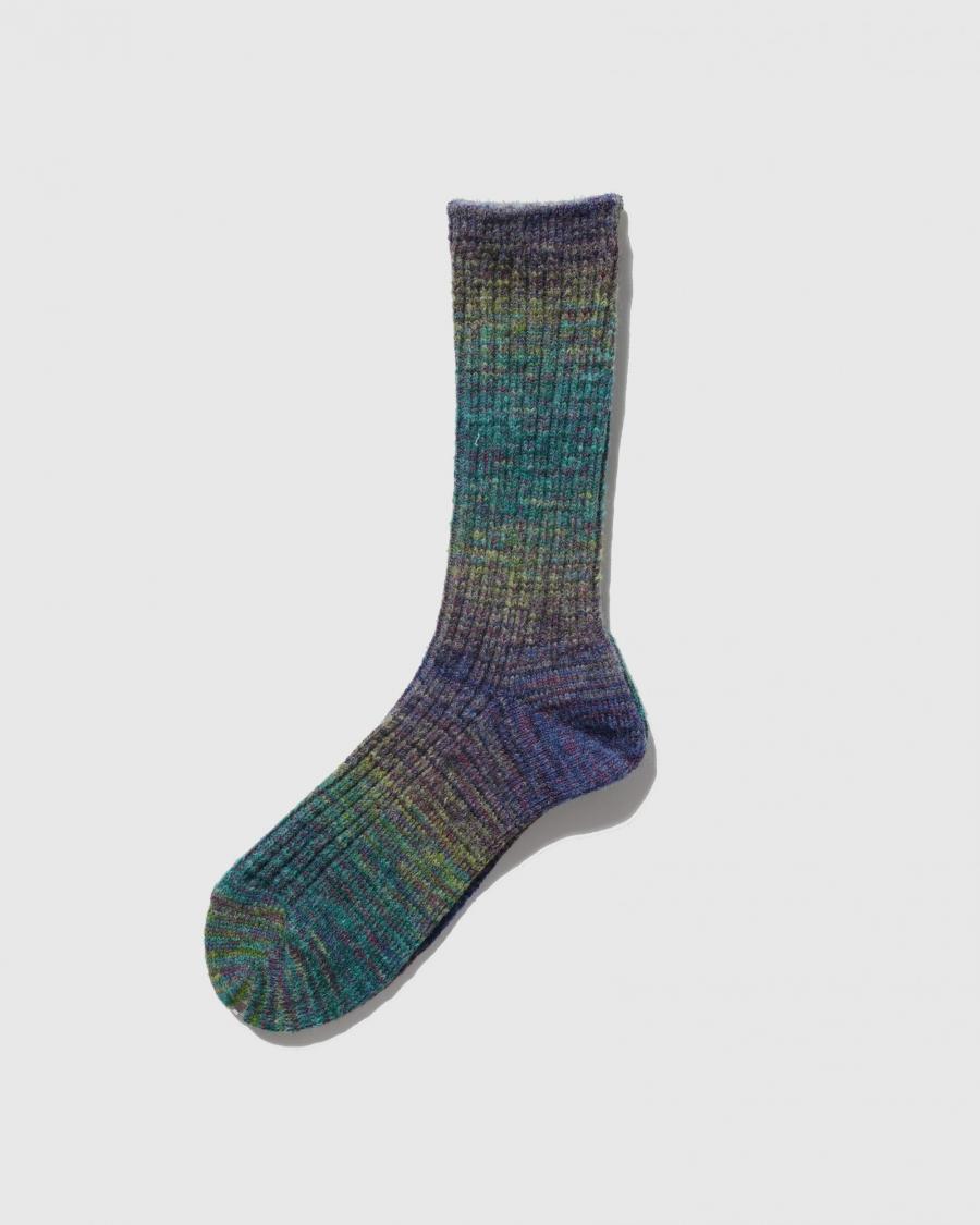 SLUB SPLASH PATTERN SOCKS