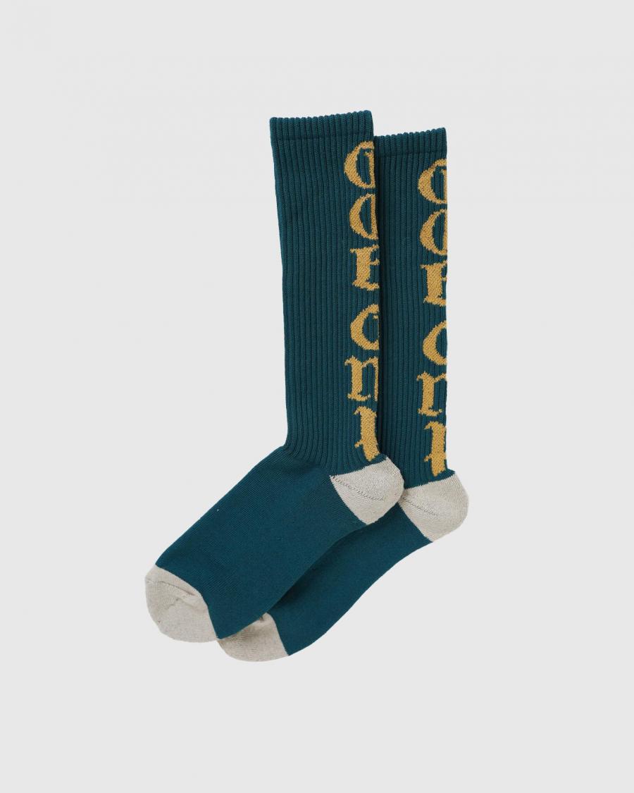 BOUCLE LOGO PILE CREW SOCKS