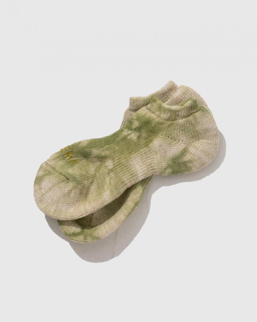 DYE PILE ANKLE SOCKS