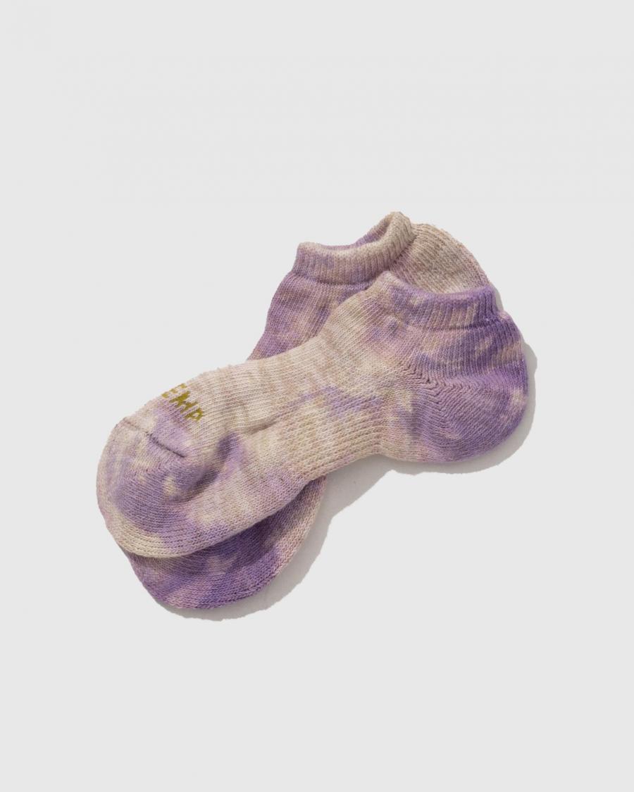 DYE PILE ANKLE SOCKS