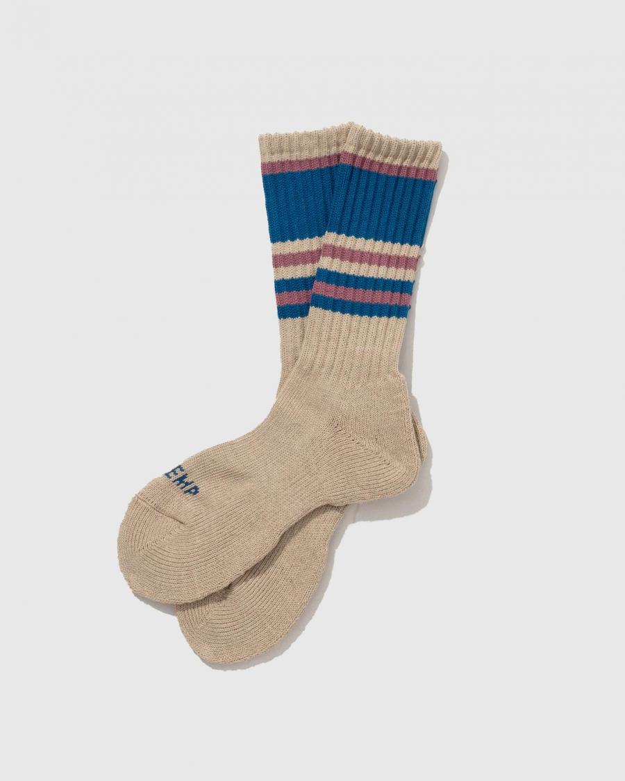 RANDOM LINE PILE CREW SOCKS