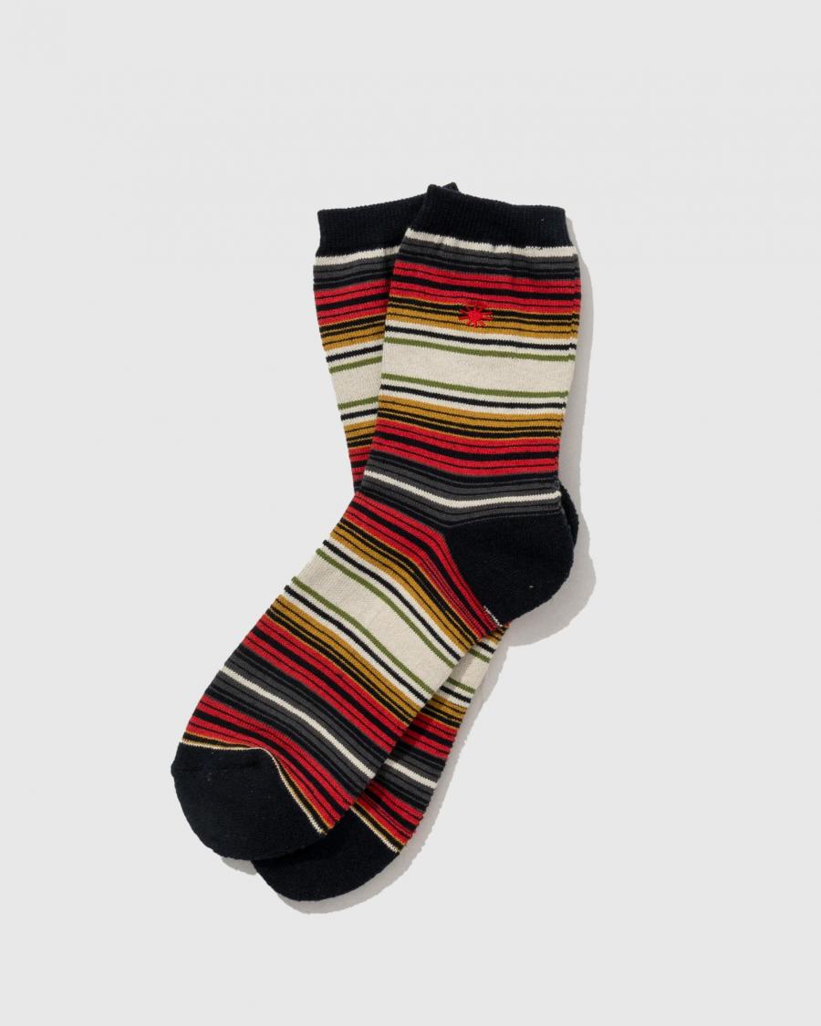 RANDOM BORDER QUARTER SOCKS