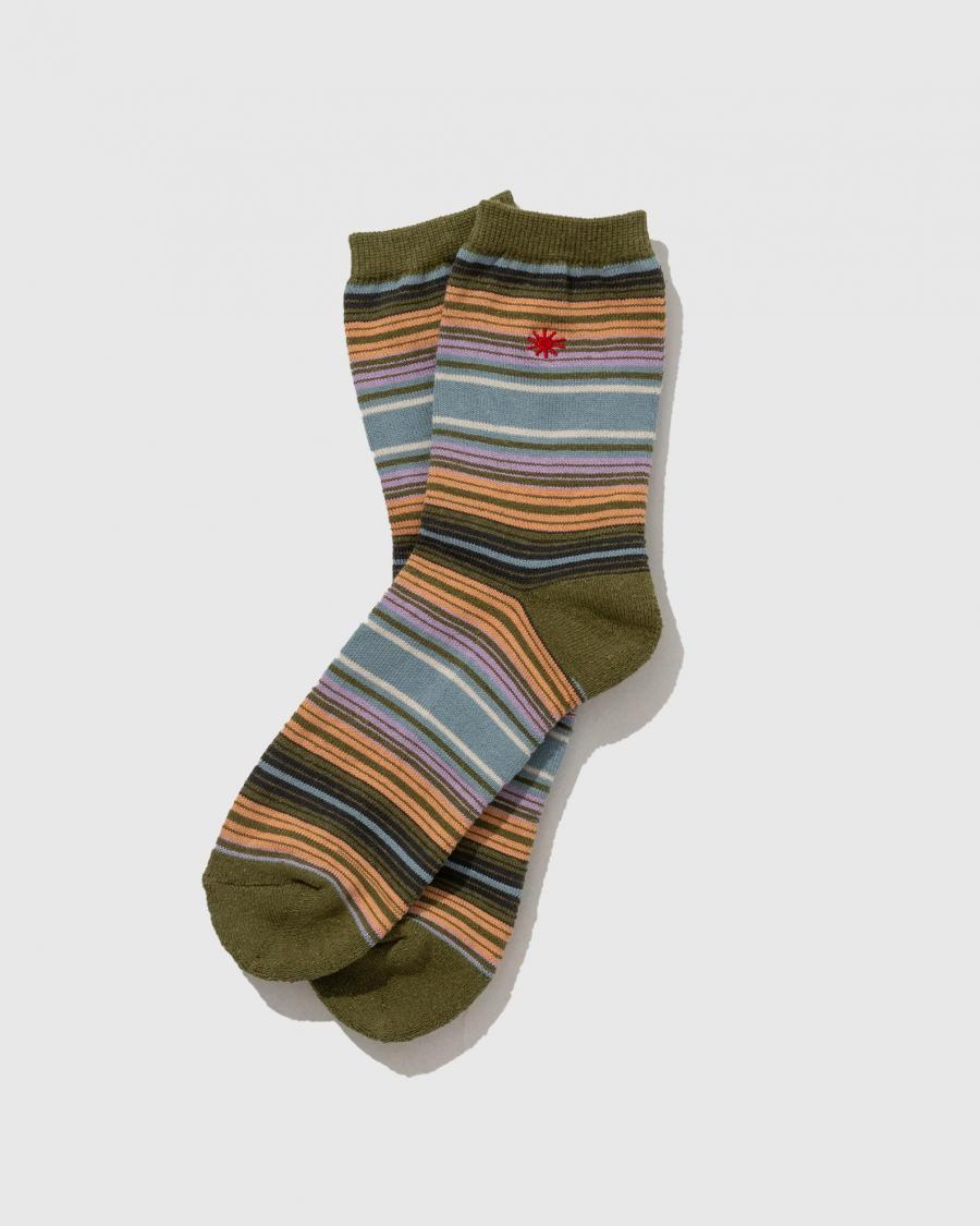 RANDOM BORDER QUARTER SOCKS