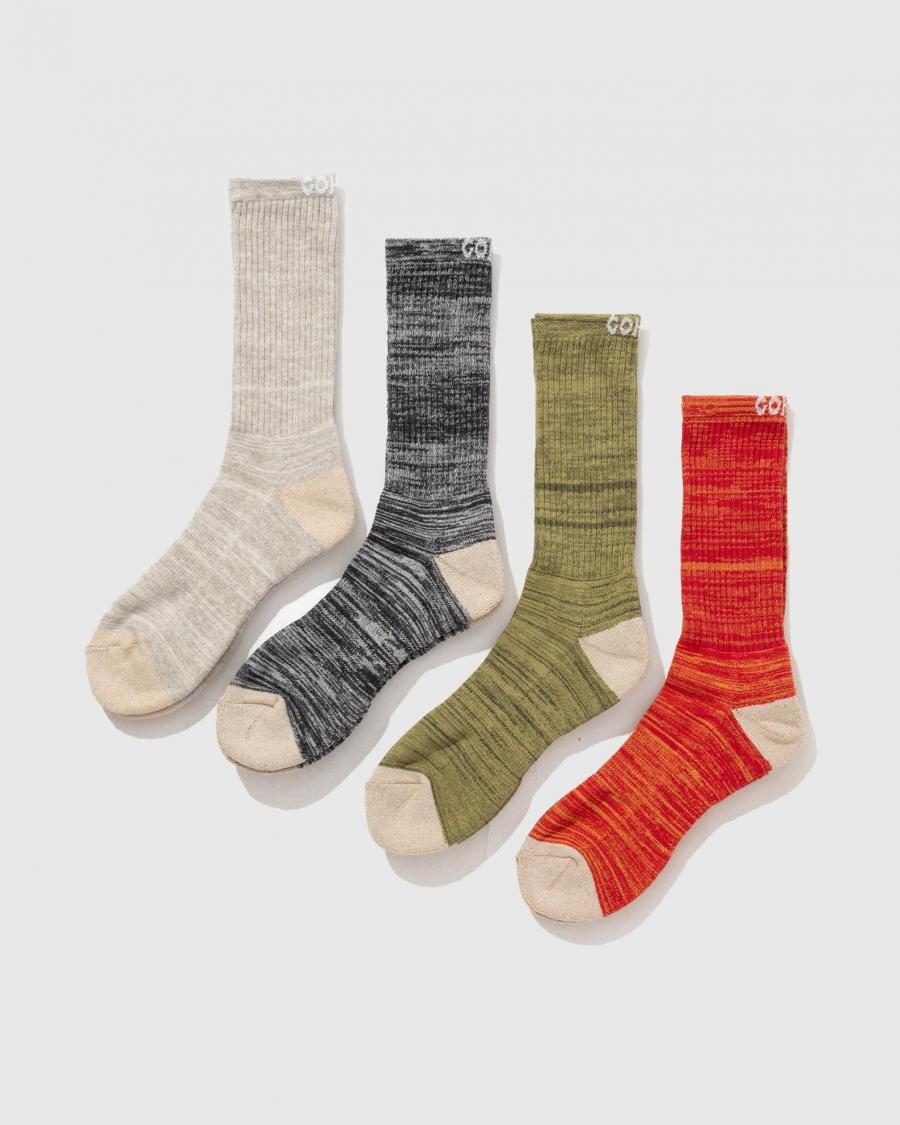 PANEL PILE CREW SOCKS