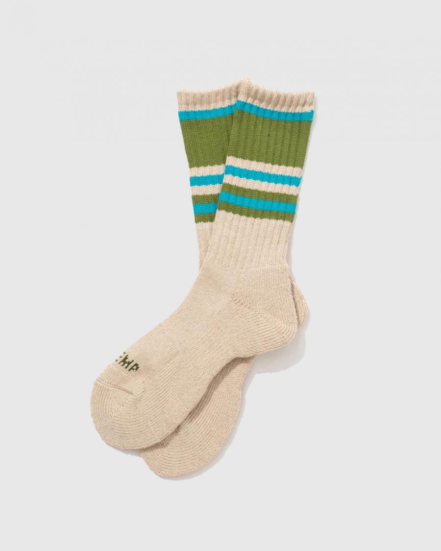 RANDOM LINE PILE CREW SOCKS