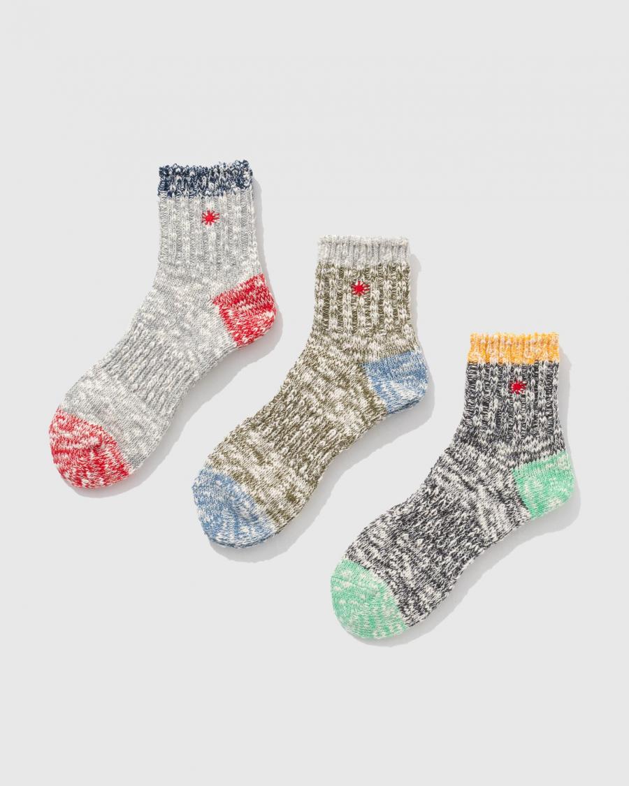 SLUB QUARTER SOCKS